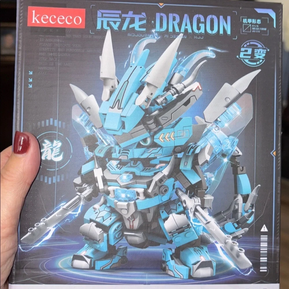 Building Blocks Transforming Dragon Set New retails $34